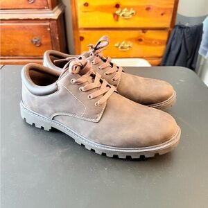 Rockport Men's Taupe Lace-Up Oxfords